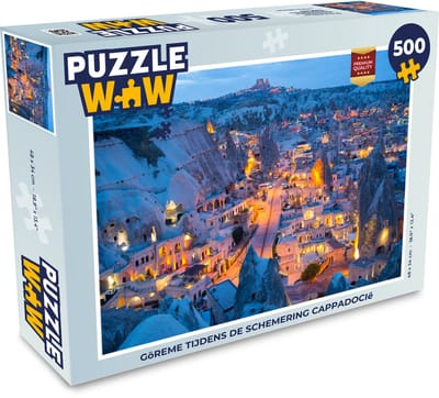 Puzzel Steden - Turkije - Cappadocië - Legpuzzel - Puzzel 500 stukjes