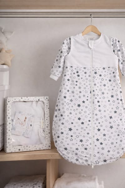 EasyMart Baby Slaapzak 90 cm - 100% Katoen - Afritsbare Mouwen - 2-in-1 - OEKO-TEX Standard 100
