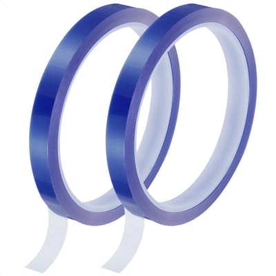 Techidna® - Hittebestendige Kapton Tape - Blauw - 10mm x 66m (2x33m) - Voor 3D-Printer, Solderen & Isolatie