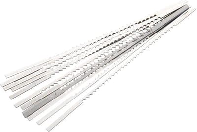 Zaagbladen - Omgekeerde tanden - Precisie houtbewerking - Splintervrije afwerking - 12 stuks - Zwart