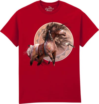 Paarden Spirit Warrior The Coloured House T-shirt M