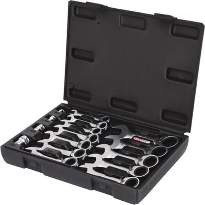 KS Tools 503.4653 503.4653 Ring-steeksleutelset Sleutelbreedte (inch) 3/4