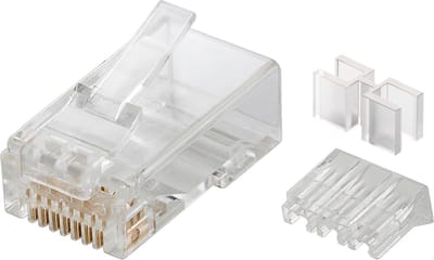 RJ45 niet-afgeschermde stekker, CAT 6A UTP (10 stuks per verp)