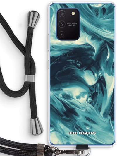 Case Company® - Hoesje met koord geschikt voor Samsung Galaxy Note 10 Lite hoesje met Koord - Dreaming About Whales - Telefoonhoesje met Zwart Koord - Bescherming aan alle Kanten en Over de Schermrand