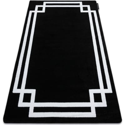Kleden Rugsx Tapijt HAMPTON Lux zwart 160x220 cm