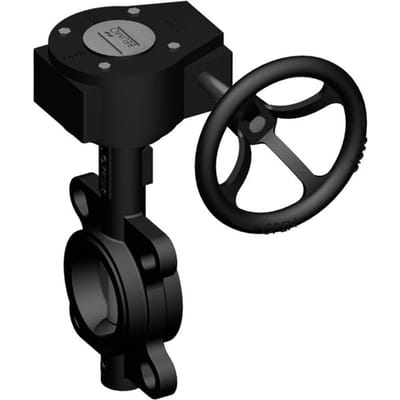 Belimo Vlinderklep DN25/PN16 Wafer GGG40 EPDM Wormwielkast D625N/ZD6N-S100