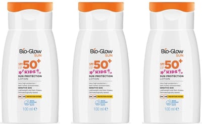 BioGlow 3 x Zonnebrand lotion Kids SPF 50 - 100ml - gevoelige huid