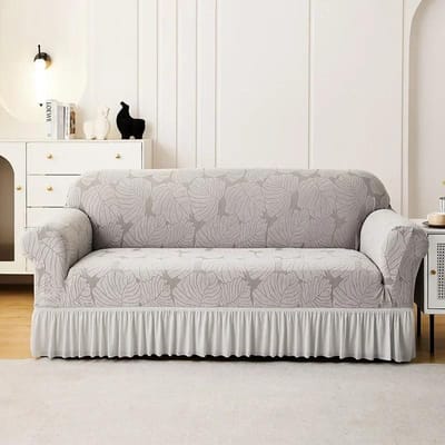 1/2/3/4 Zits Bankhoes Enkel Dubbel Drie Vierzits Elastisch All-inclusive Stofdicht Bankhoes Effen kleur bankhoes 1 Seat(90-140cm)