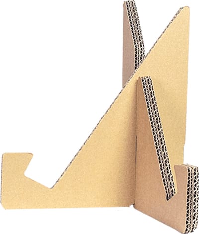 Kartonnen boekenstandaard - 17x21x25 cm - Boekenhouder - KarTent