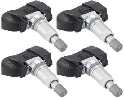 Bandenspanningssensoren - TPMS Sensoren - Veilig Rijden - Real-time Monitoring - 4 Stuks - Zwart
