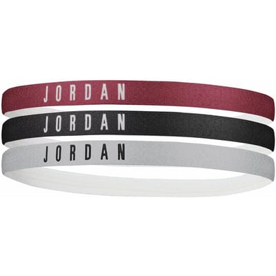 Nike Jordan Headbands - 3 stuks - Rood/Zwart/Grijs