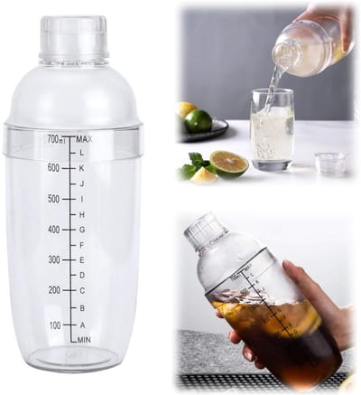Shaker voor Cocktails en Sappen, Melk Theepot in Winkelvorm (700ml)