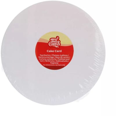 FunCakes Taartkartons Vetvrij Rond Ø22cm pk/5