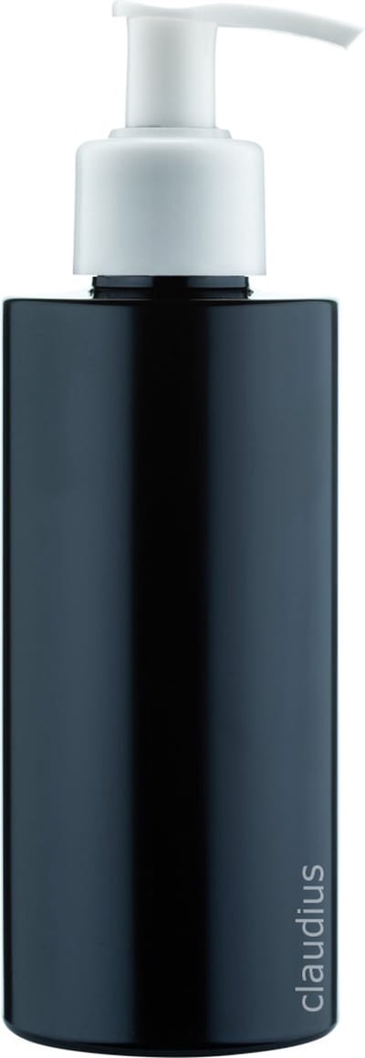 Lege Plastic Fles 300 ml PET zwart - met witte pomp - set van 5 stuks - Navulbaar - Leeg