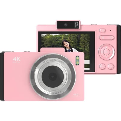 4K Digitale Camera Draagbare Digitale Videocamera CCD Camera 48MP 2.8 Inch IPS Scherm Anti-shake 16X