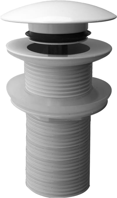 Sanifun Soni clickwaste verlengd 5/4 glans wit – pop-up wastafelafvoer