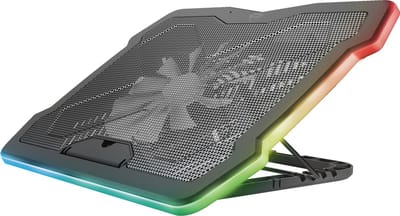 Trust GXT 1126 Aura - Laptop Koelstandaard - Laptop Koeler - Cooling Stand - RGB Verlichting