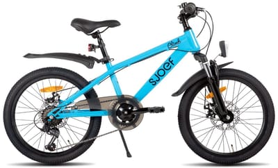 SJOEF Climb Jongensfiets 20 inch Mountainbike - Kinderfiets 6 t/m 8 Jaar - Fiets 20 Inch - 6 Versnellingen - Blauw
