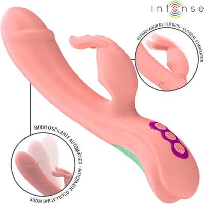 INTENSE - RACHEL RABBIT VIBRATOR 5 VIBRATIES ROZE