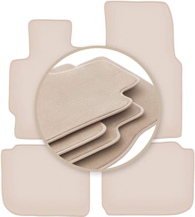 PREMIUM beige vloermatten voor: Honda CR-V I SUV 1995-2001