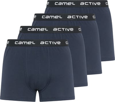camel active Boxershorts in een pak van 4 - Maat menswear-S - Blauw
