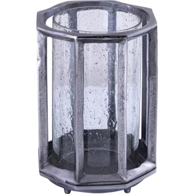 PTMD - Windlicht Connhal - Zwart - 20x20x27cm