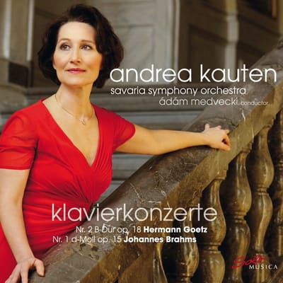 Andrea Kauten, Savaria Symphony Orchestra, Ádám Medveczky - Brahhms: Piano Concertos (2 CD)