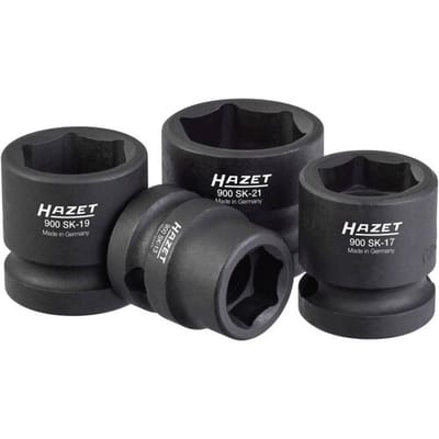 Hazet 900SK/4 Kracht-dopsleutelinzetset 1/2 (12,5 mm) 4-delig