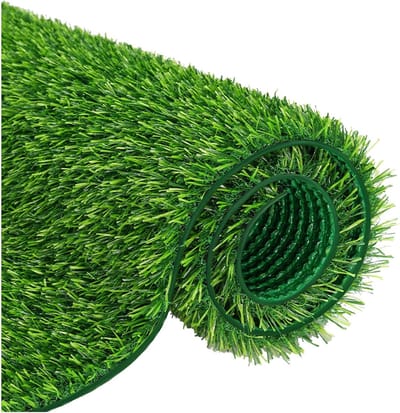 Kunstgrasmat Synthetisch - Nep Gras Tapijt - Buiten Binnen Gebruik - Hoge Pool Dichtheid - 100x200 cm - Groen