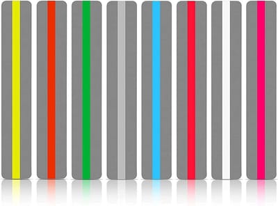Dyslexie Overlay Linialen - Lees Hulp Strips - Concentratie Verbeteren - Duurzaam PVC Materiaal - Diverse Maten - Multicolor