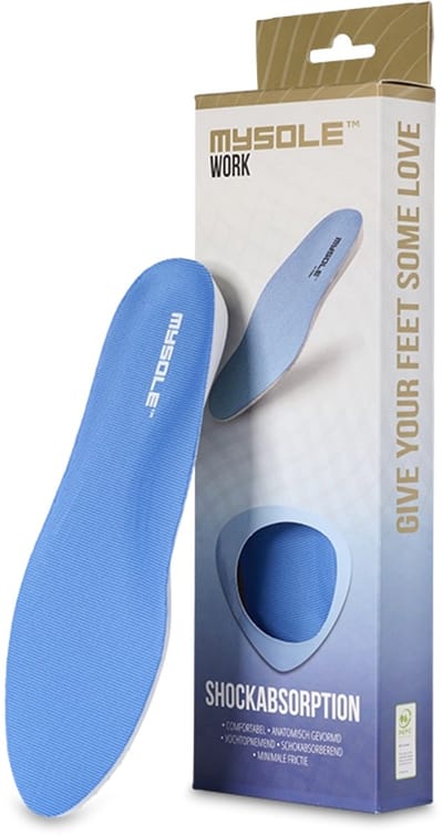 MYSOLE™ Work Shockabsorption - Schokabsorberende inlegzolen voor werkschoenen - 1 paar - Maat 39