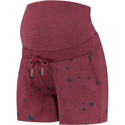 Prénatal zwangerschapspyjama short Dark Redshade S Dames