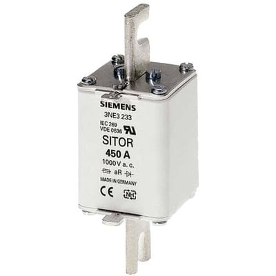 Siemens 3NE3227 Zekeringsinzetstuk Met mechanische beveiligingsweergave Geschikt voor Zekeringsgrootte 000-4 Afmeting zekering : 1 250 A 1000 V 3