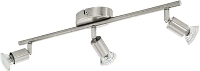 EGLO Buzz - Plafondspots - 3 Lichts - LED - Nikkel-Mat