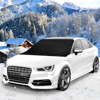 Windscreen Cover voor Auto - Vouwbare Bescherming tegen Sneeuw, IJs, Vorst en UV-straling met Magnetische Bevestiging