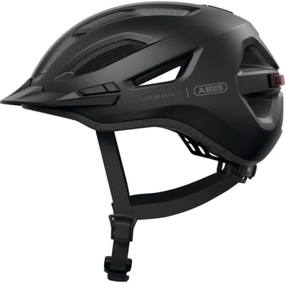 Fietshelm ABUS URBAN-I 4.0 velvet black L - 57-61 cm - zwart - Geschikt voor gebruik op elektrische fietsen - stadsfietsen - 290 g