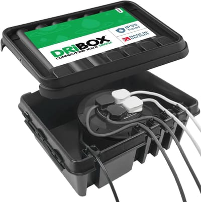Weerbestendige Buitenshuis Elektrische Aansluitdoos voor Kerstverlichting en Kabels - Groot
