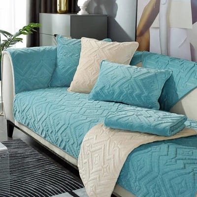 Kristal Pluche Bankkussen Modern Eenvoudig Jacquard Superzacht Antislip Bankkussen Handdoek Woonkamer Meubeldecoratie Hoes 65X70 CM 1PCS