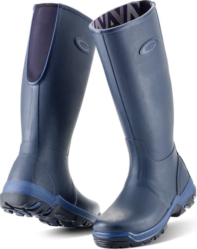 Grubs damesrubberlaarzen Rainline Wellies Blue