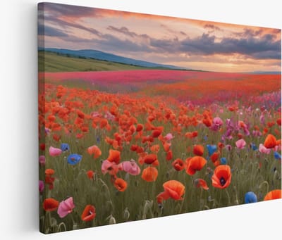 Saammp Muurcirkel Hout - Boeddha bij roze bloemen - Ø 90 - Wandcirkel - Wanddecoratie Cirkel - Muurdecoratie Woonkamer - Muurcirkel Houten