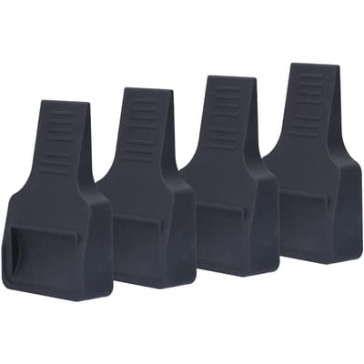 4 Stuks Wielstoppers U-vormige Wielen Zwenkwielbekers Accessoire voor Banken Bedden Stoelen Meubels Zwart
