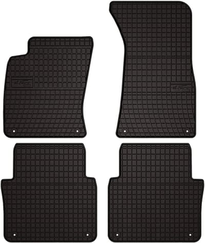 Wielganizator SolidPRO - Auto Vloermatten - Rubber - Zwarte Bescherming - Audi A8 D3