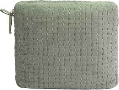 Yumeko toilettas mousseline katoen sage groen l