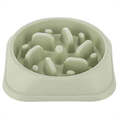 JAXY - Anti Schrokbak - Slowfeeder Hond en Kat - Voerbak - Anti-Slip Schrokbak - Voerpuzzel - Anti Schrok Hondenvoerbak - Slow Feeder Honden Voerbak - ⌀ 20,3 cm - Mintgroen
