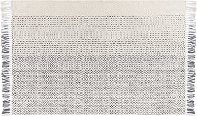 OMERLI - Shaggy tapijt - Wit - 140 x 200 cm - Wol