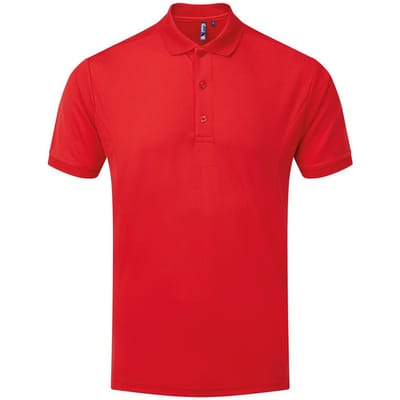 Premier Heren Coolchecker Poloshirt (Rood)