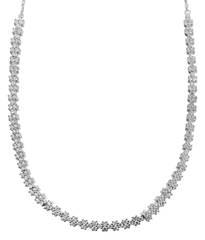 AKZENT Akzent damesketting van 925 Sterlingzilver, gerhodineerd, duurzaam
