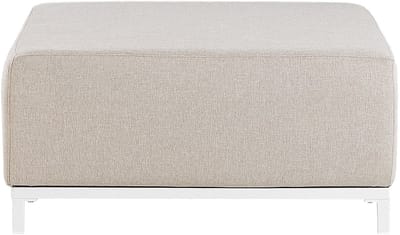ROVIGO - Loungeset voor 5 - Beige/Wit - Polyester