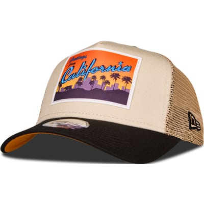New Era Trucker Petten Unisex - Oranje - Maat YOUTH - Poly (Polyester)