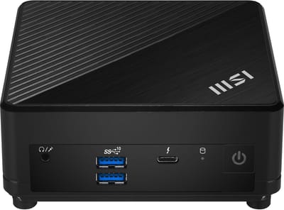 MSI Cubi 5 12M-457EU Intel Core i7 i7-1255U 16 GB ddr4-sdram 500 GB ssd Windows 11 Pro mini pc zwart